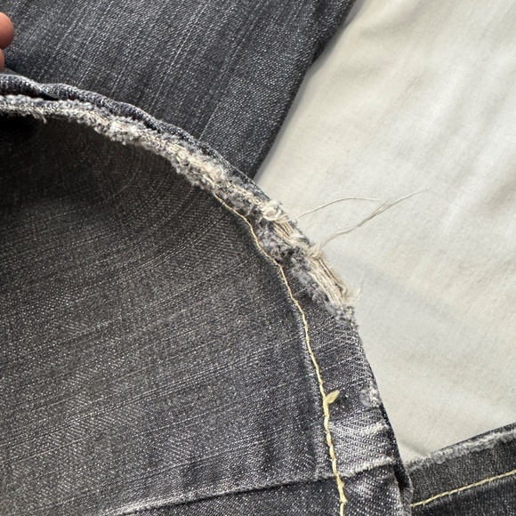 Vintage Buffalo Jeans Womens PINK-X Low-Rise Bootcut Jeans Gray/Black Sz 29 - Picture 14 of 16